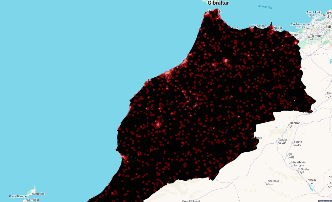 GEE Points Map